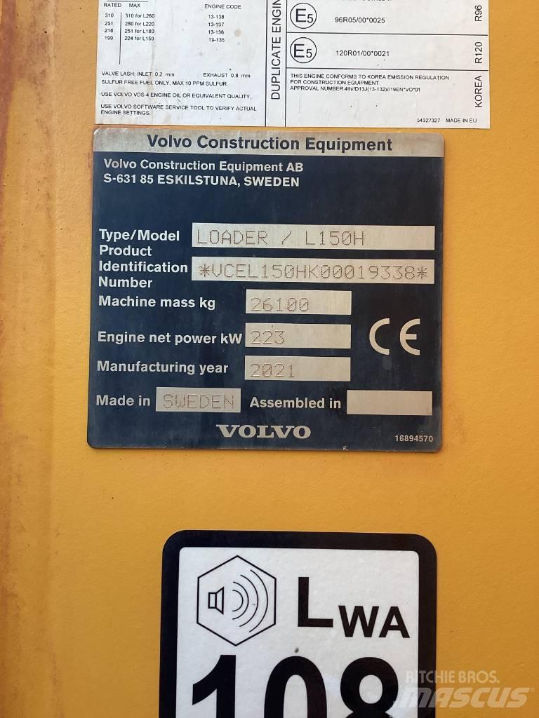 Volvo L 150 H Tekerlekli yükleyiciler