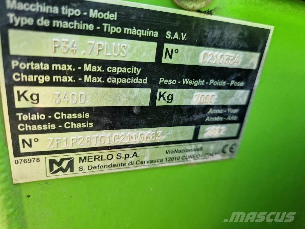 Merlo P 34.7 Plus Teleskopik yükleyiciler