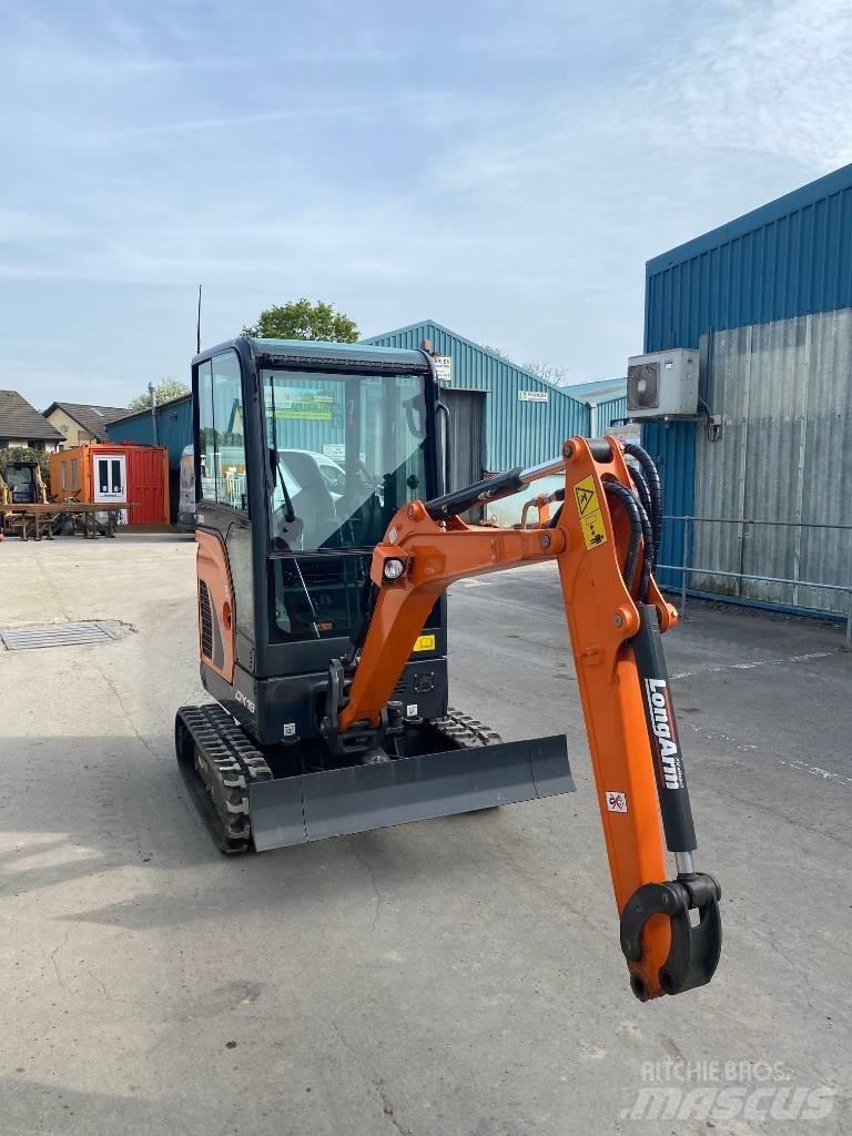 Doosan DX 19 Mini ekskavatörler, 7 tona dek