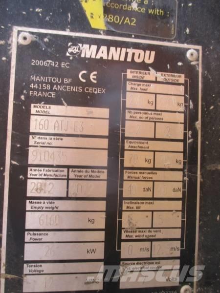 Manitou 160 ATJ Körüklü personel platformları