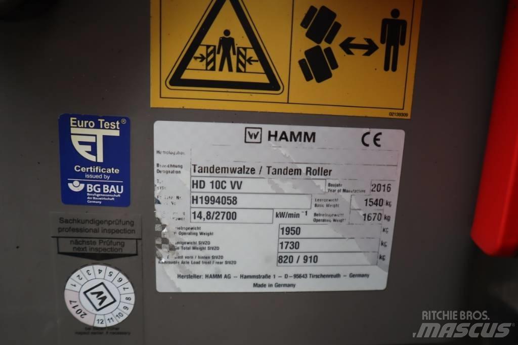 Hamm HD 10C VV Çift tamburlu silindirler