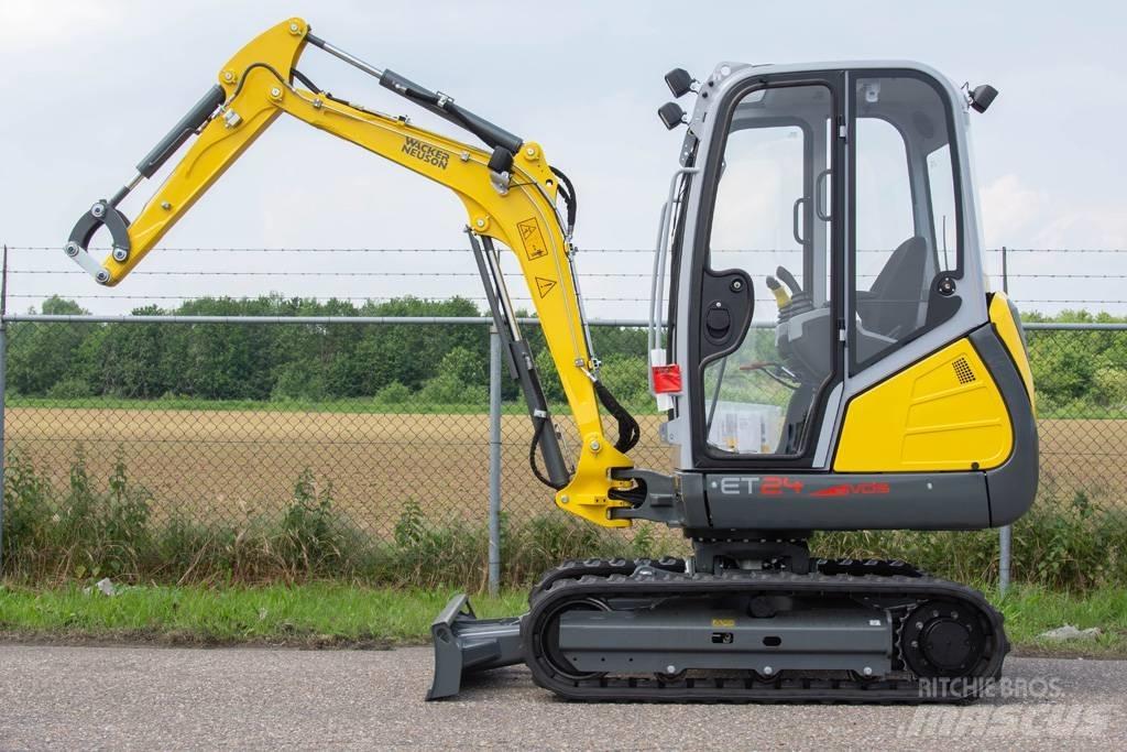 Wacker Neuson ET24 Mini ekskavatörler, 7 tona dek