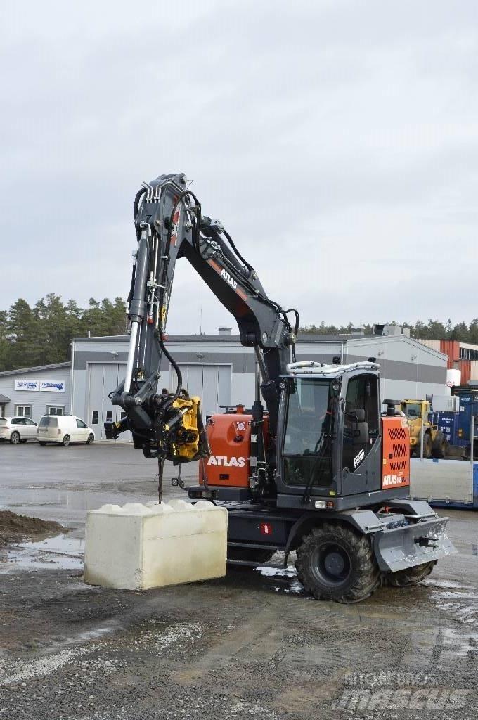 Atlas 165 Wsr Lastik tekerli ekskavatörler