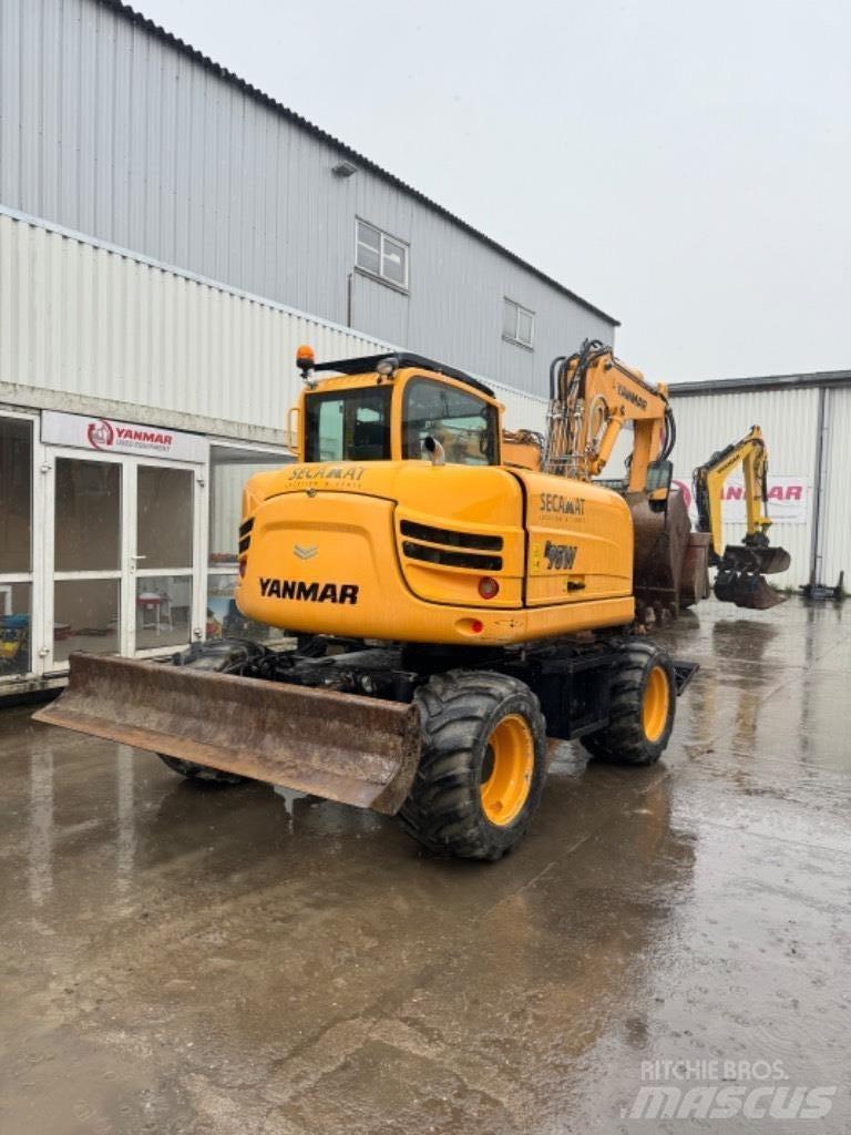 Yanmar B95W (40496) Lastik tekerli ekskavatörler
