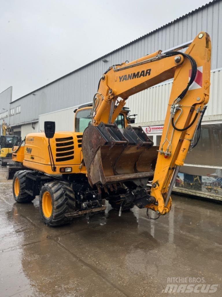 Yanmar B95W (40496) Lastik tekerli ekskavatörler