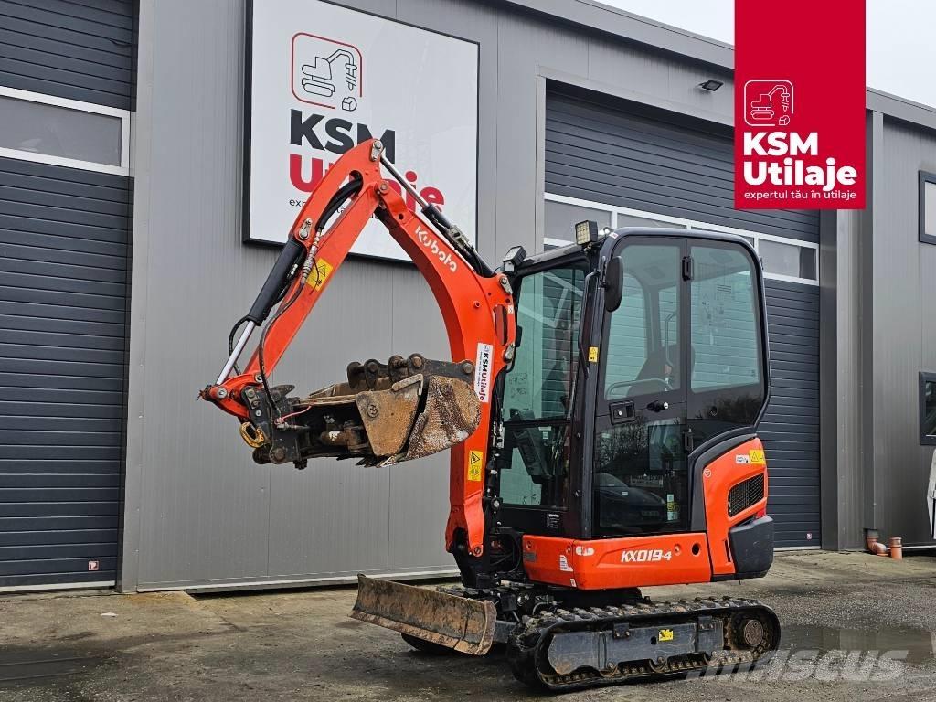 Kubota KX 019-4 Mini ekskavatörler, 7 tona dek