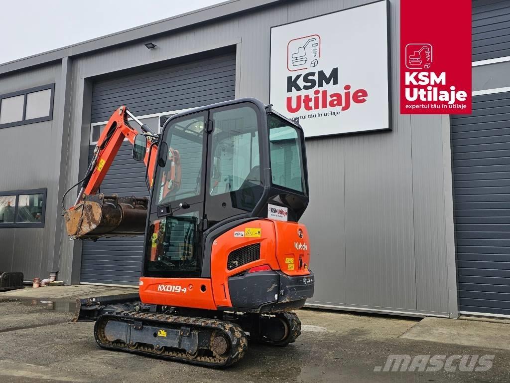 Kubota KX 019-4 Mini ekskavatörler, 7 tona dek