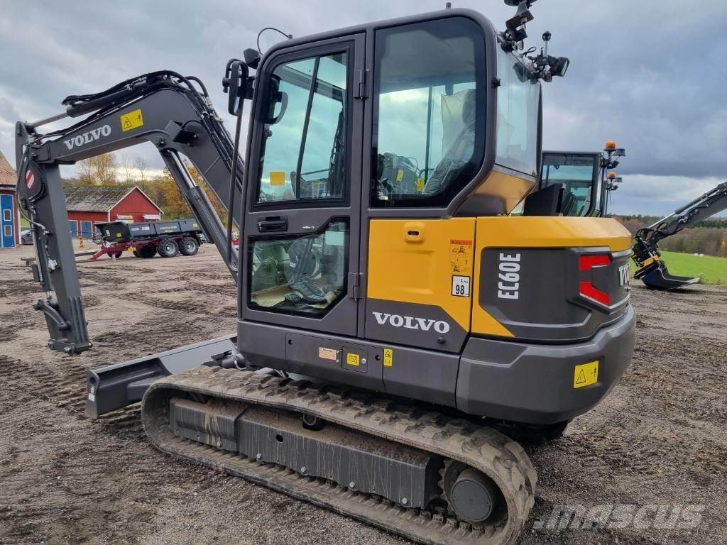 Volvo EC60E Mini ekskavatörler, 7 tona dek