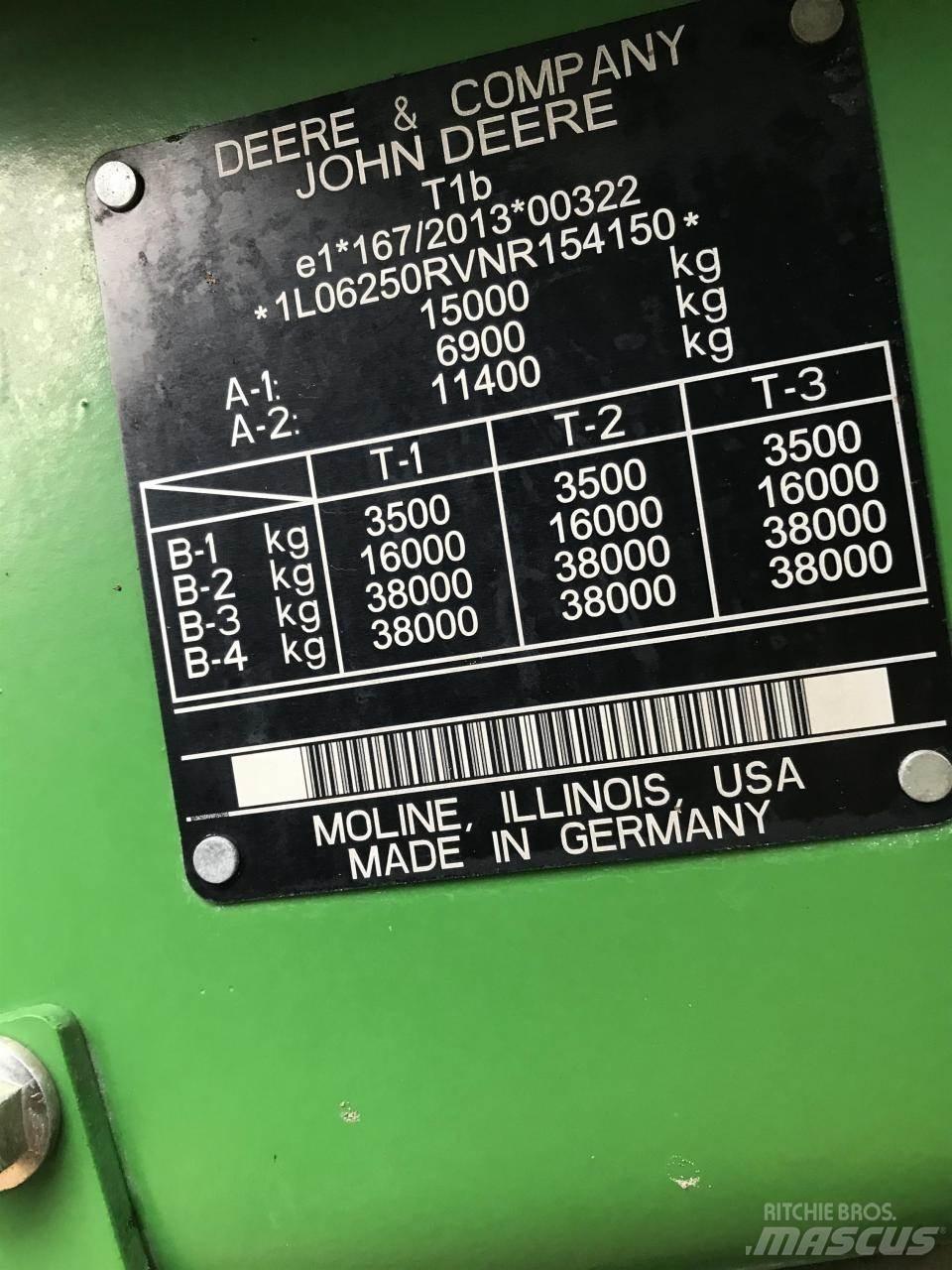 John Deere 6R 250 Traktörler