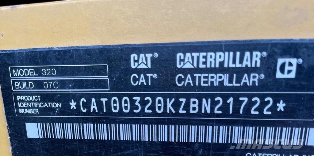 CAT 320 Paletli ekskavatörler