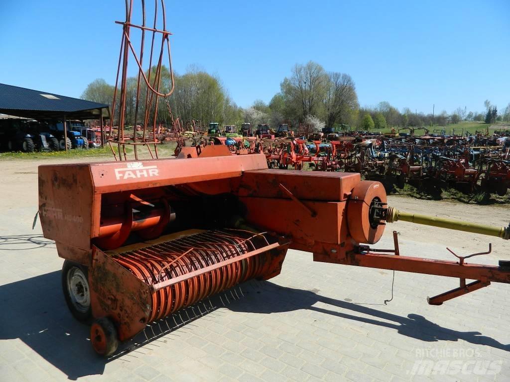 Fahr HD 400 Küp balya makinalari