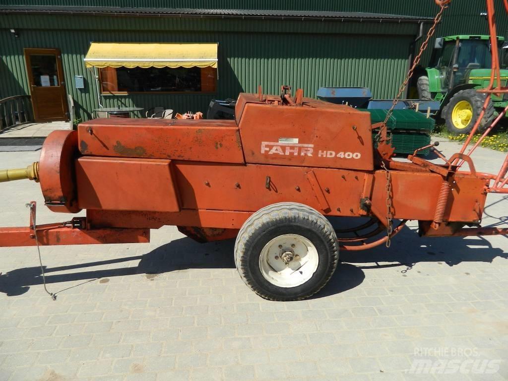 Fahr HD 400 Küp balya makinalari