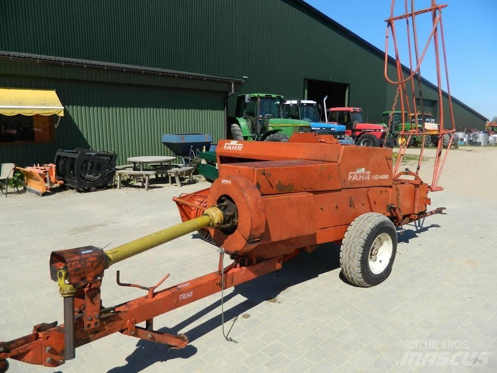 Fahr HD 400 Küp balya makinalari