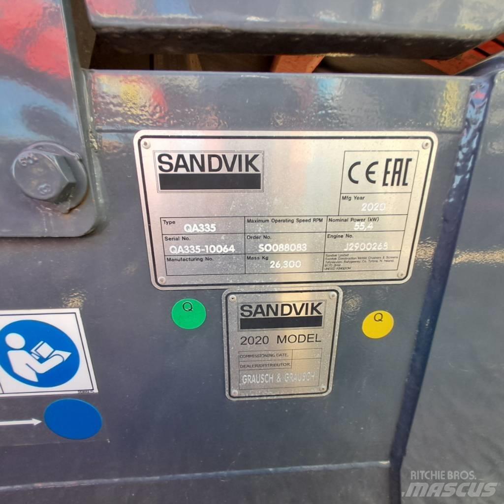 Sandvik QA 335 Elekler