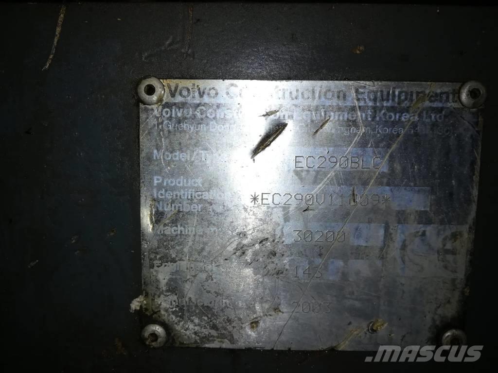 Volvo EC 290 B LC Paletli ekskavatörler
