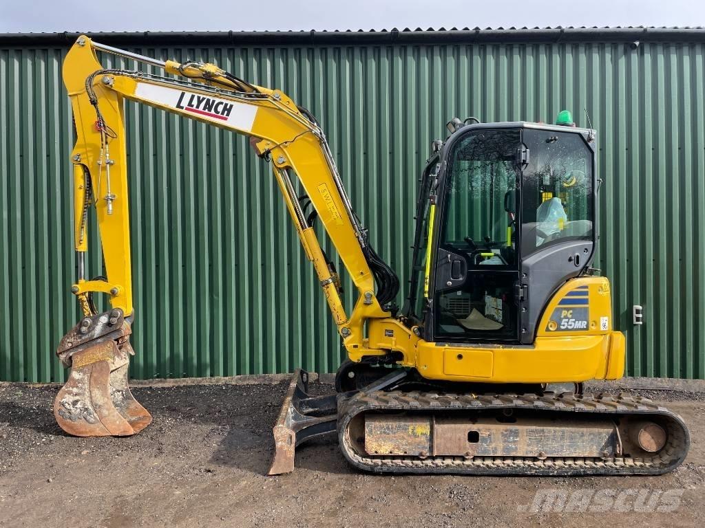 Komatsu PC 55 MR Mini ekskavatörler, 7 tona dek