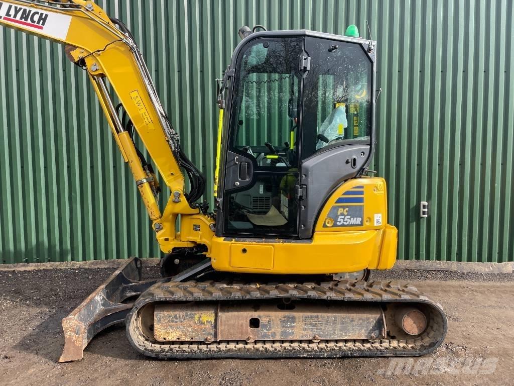 Komatsu PC 55 MR Mini ekskavatörler, 7 tona dek