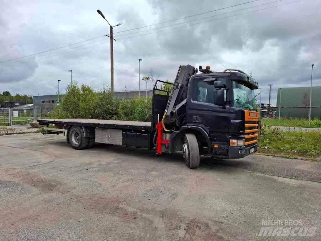 Scania P 124 Araç üzeri vinçler