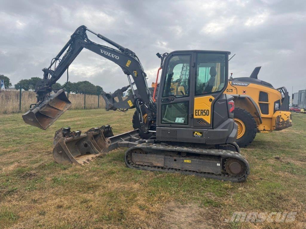 Volvo ECR50F Mini ekskavatörler, 7 tona dek