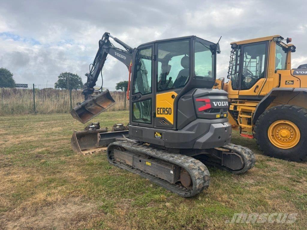 Volvo ECR50F Mini ekskavatörler, 7 tona dek