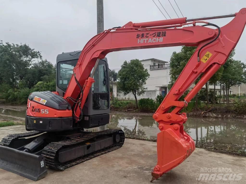 Hitachi ZX 55 UR Mini ekskavatörler, 7 tona dek