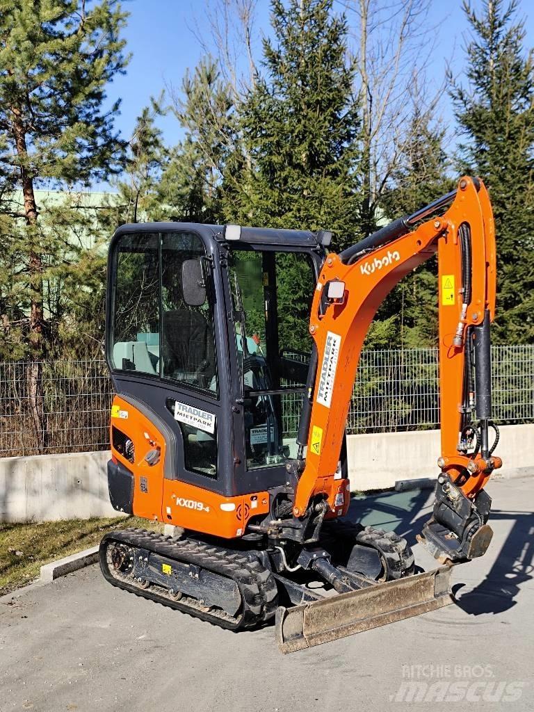 Kubota KX 019-4 Mini ekskavatörler, 7 tona dek