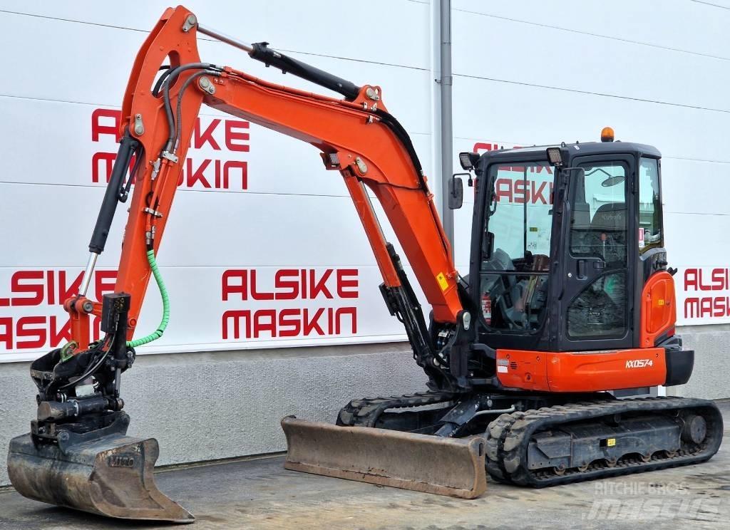 Kubota KX 057-4 Mini ekskavatörler, 7 tona dek