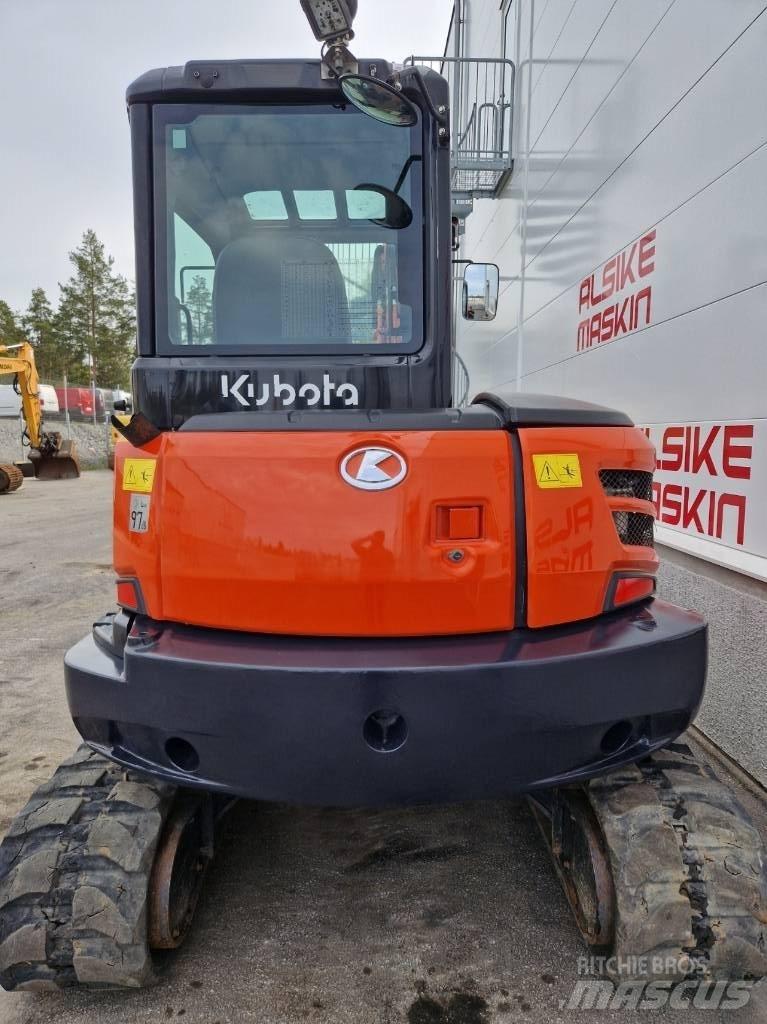 Kubota KX 057-4 Mini ekskavatörler, 7 tona dek