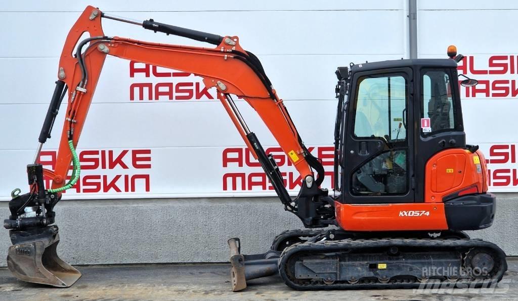Kubota KX 057-4 Mini ekskavatörler, 7 tona dek