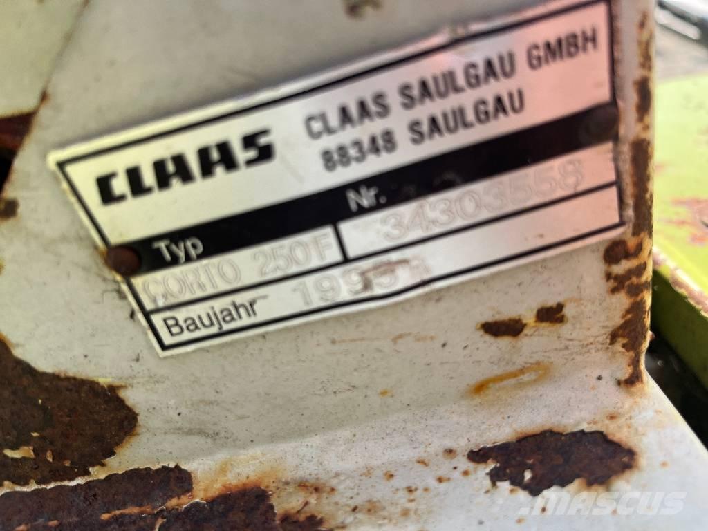 CLAAS Corto 250 F Çayir biçme makinalari