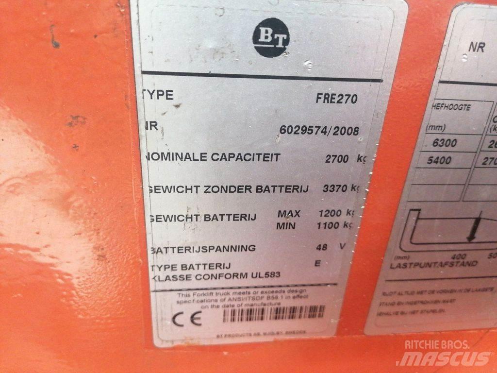 BT FRE270 Reach truck - depo içi istif araçları