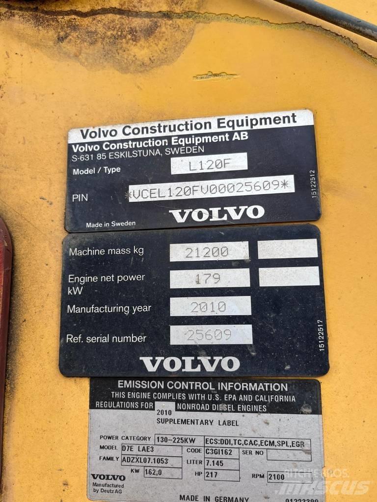 Volvo L 120 F Tekerlekli yükleyiciler