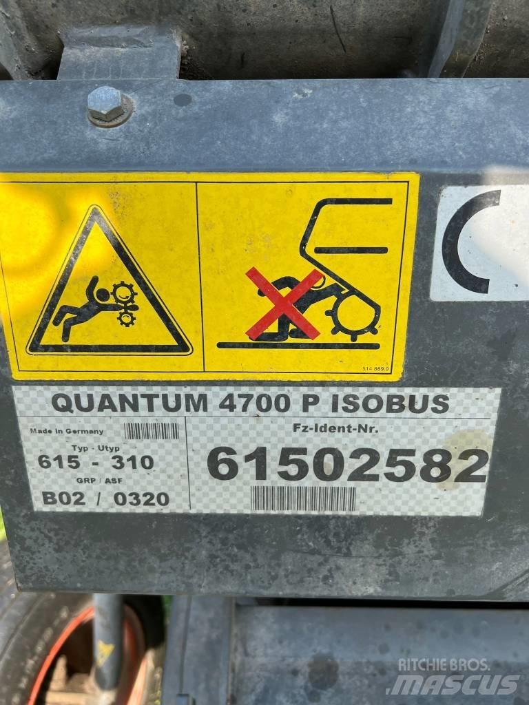 CLAAS Quantum 4700 P Kendi yükler römorklar