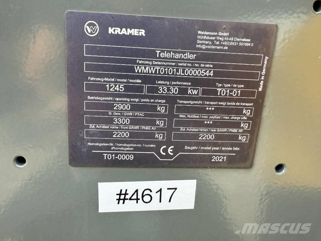 Kramer 1245 Teleskopik yükleyiciler