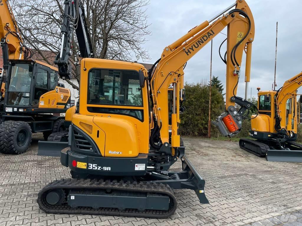 Hyundai R35Z-9A Mini ekskavatörler, 7 tona dek