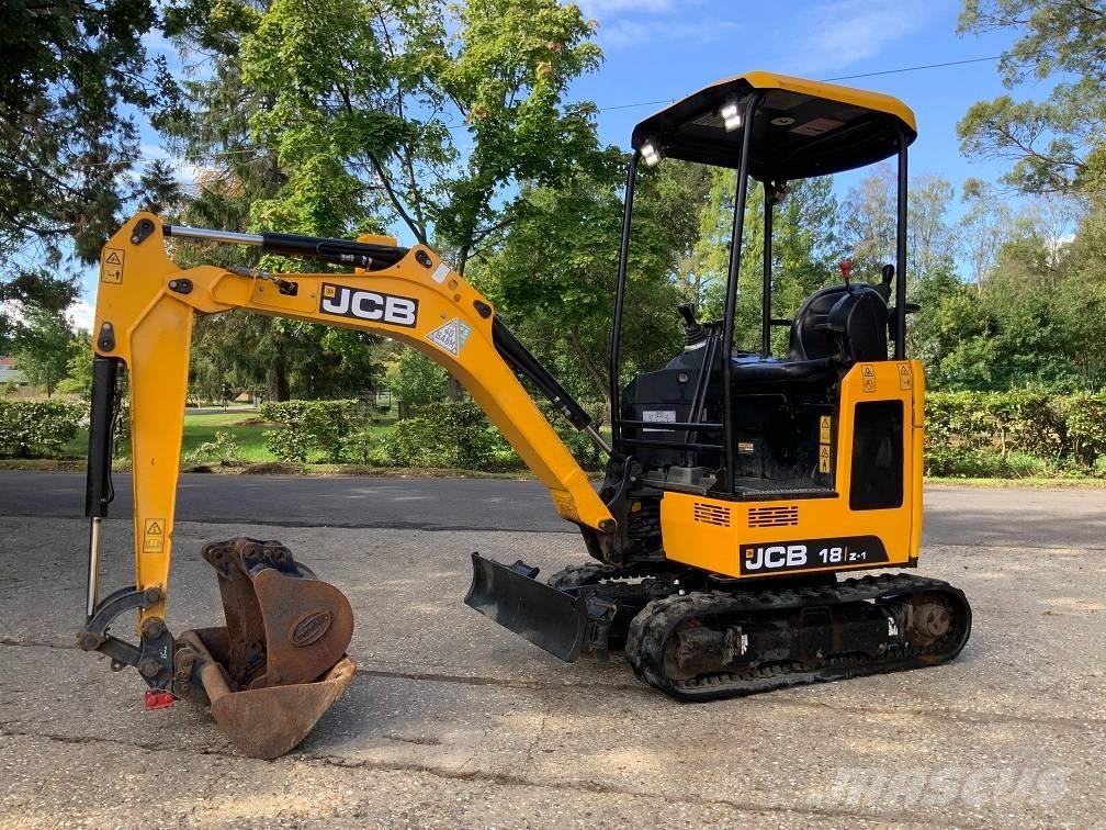 JCB 18 Z-1 Mini ekskavatörler, 7 tona dek