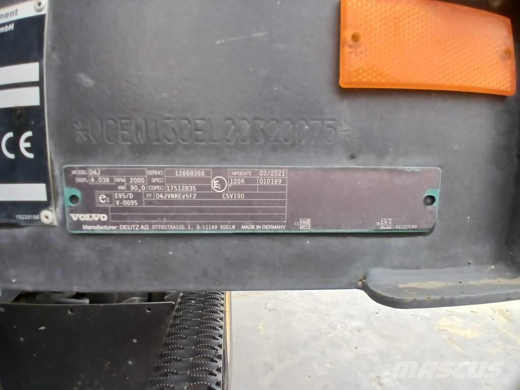 Volvo EWR 130 E Lastik tekerli ekskavatörler