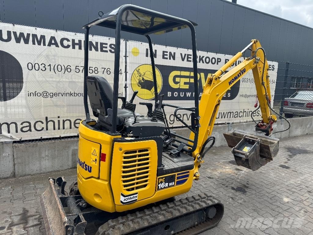 Komatsu PC 16 R-3HS Mini ekskavatörler, 7 tona dek