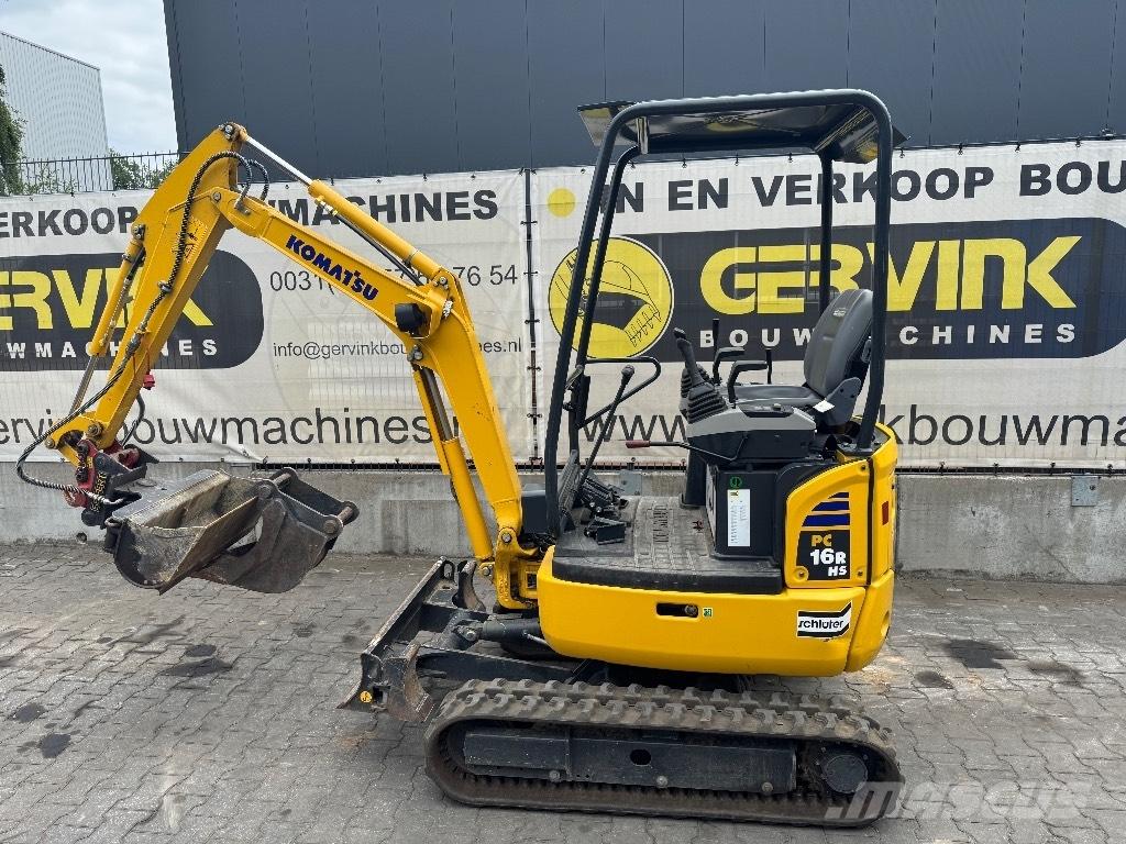 Komatsu PC 16 R-3HS Mini ekskavatörler, 7 tona dek