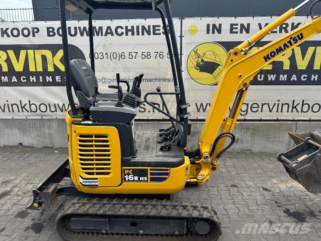 Komatsu PC 16 R-3HS Mini ekskavatörler, 7 tona dek