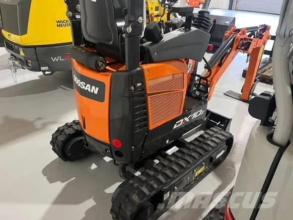 Doosan DX 10 Z Mini ekskavatörler, 7 tona dek