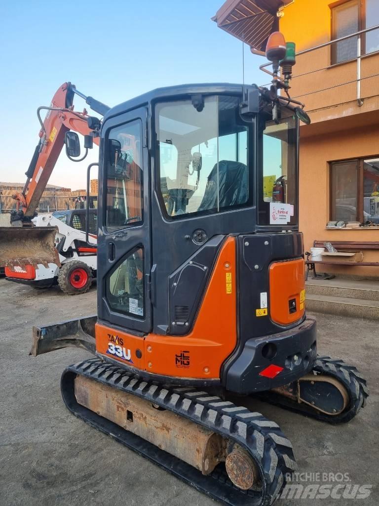 Hitachi Zaxis 33 Mini ekskavatörler, 7 tona dek