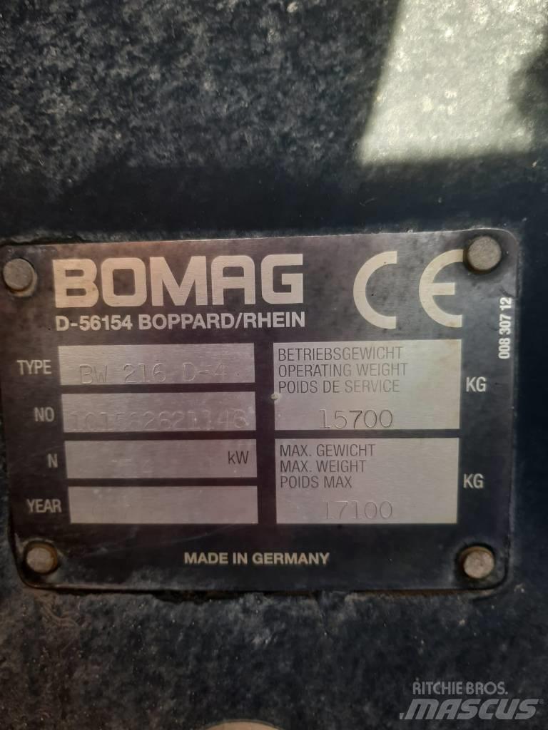 Bomag BW 216 D-4 Zemin sıkıştırma makineleri