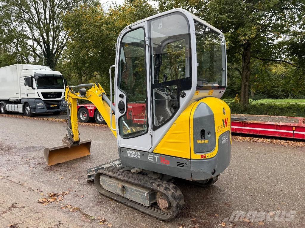 Wacker Neuson ET16 Mini ekskavatörler, 7 tona dek