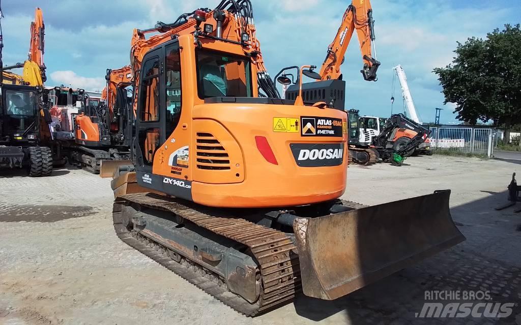 Doosan DX140LCR-5 Paletli ekskavatörler