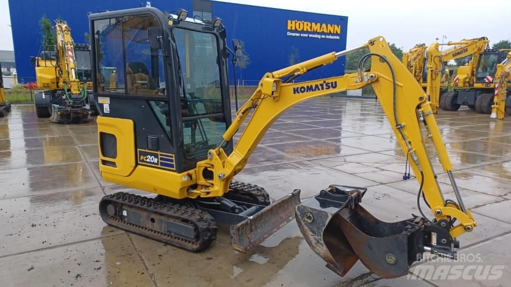 Komatsu PC 20 MR-5 Mini ekskavatörler, 7 tona dek