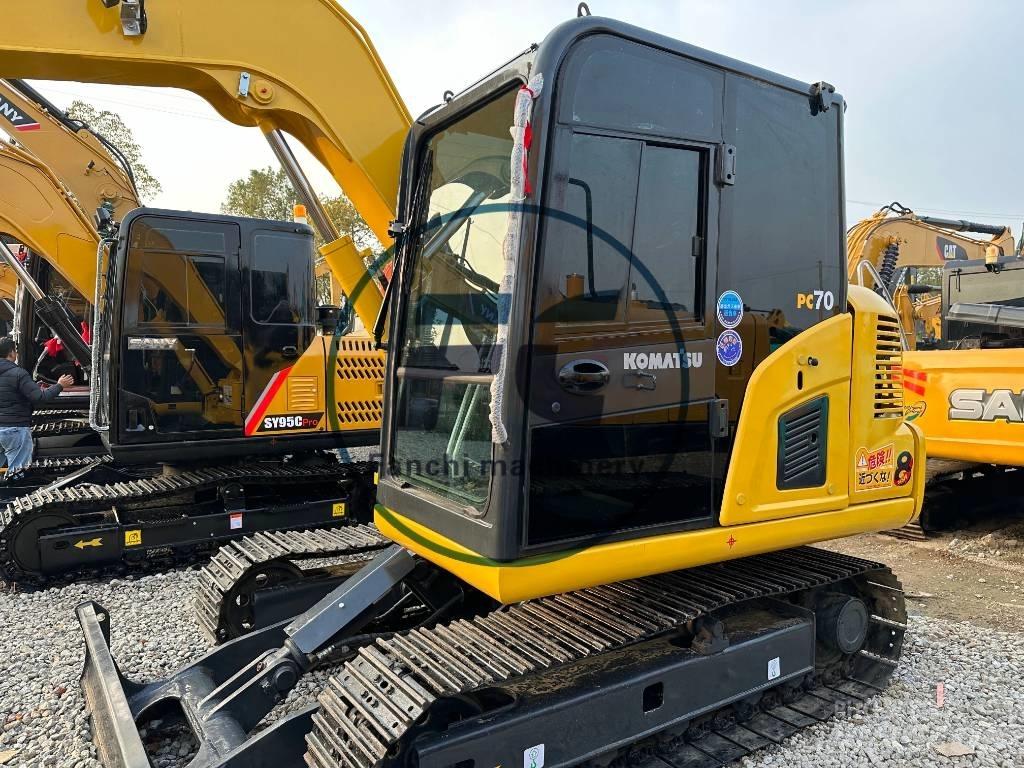 Komatsu PC 70 Mini ekskavatörler, 7 tona dek