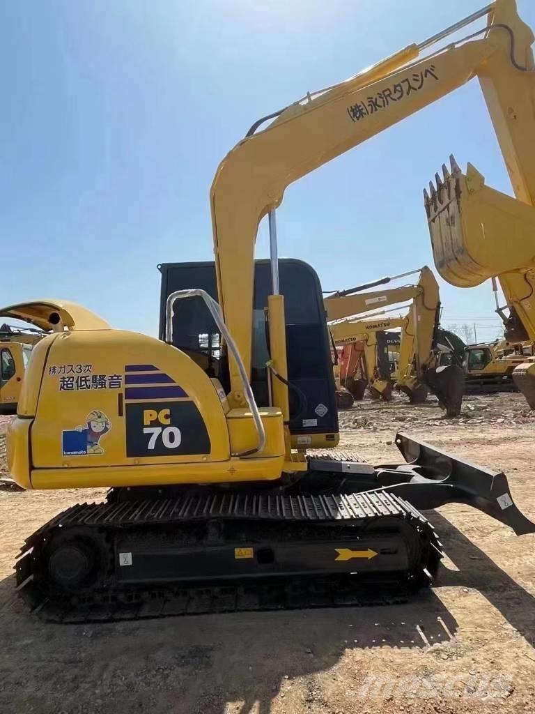 Komatsu PC 70 Mini ekskavatörler, 7 tona dek