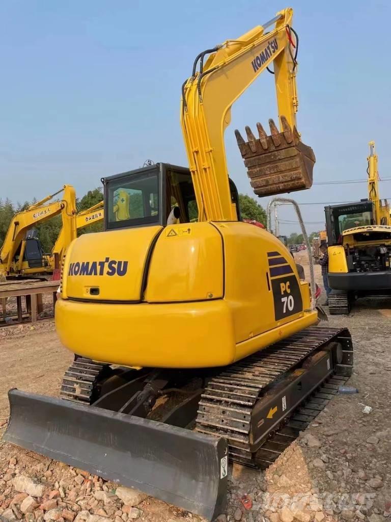 Komatsu PC 70 Mini ekskavatörler, 7 tona dek