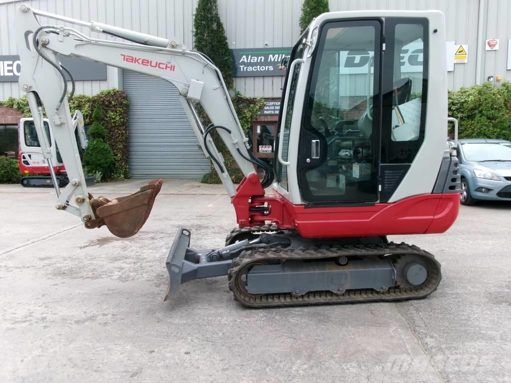 Takeuchi TB 228 Mini ekskavatörler, 7 tona dek